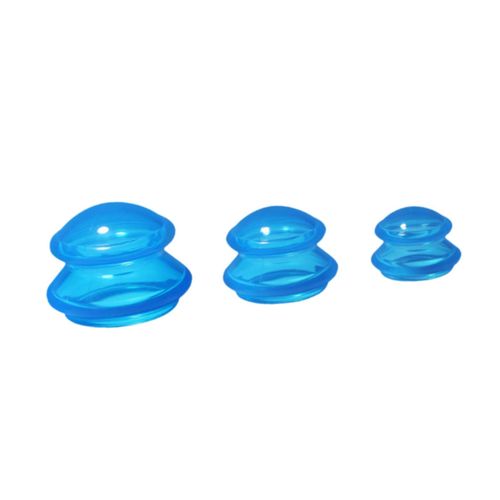 3Pcs Suction Cup Massage Cup Chinese Massage Cups For Blue