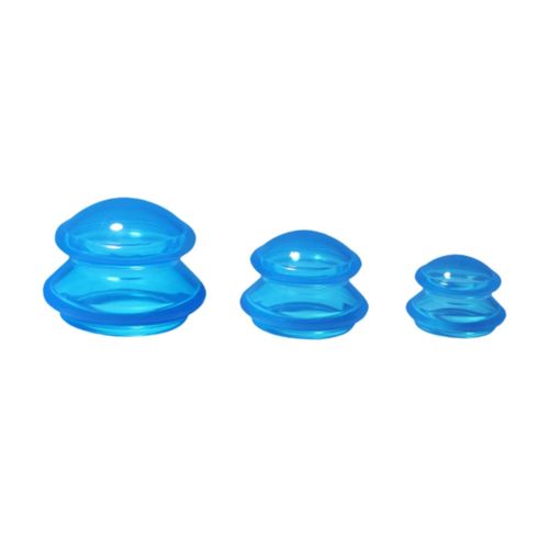 3Pcs Suction Cup Massage Cup Chinese Massage Cups For Blue