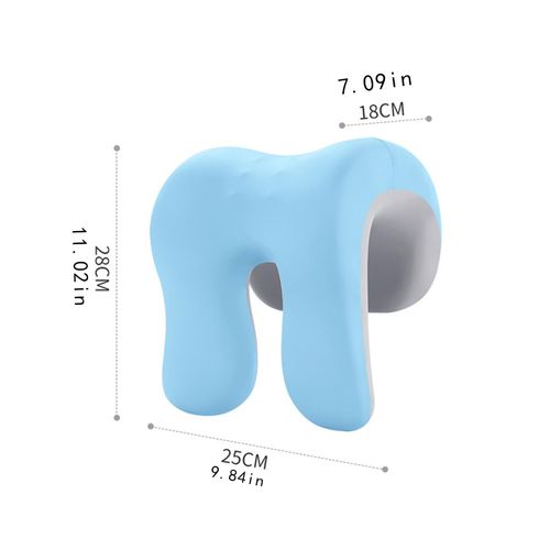 Office Chair Memory Neck  For Adults Blue Gray