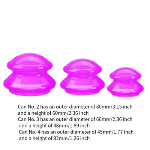 3Pcs Suction Cup Massage Cup Chinese Massage Cups For Rose