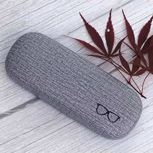 Hard Shell Eyeglasses Case Hard Case Portable Storage Grey