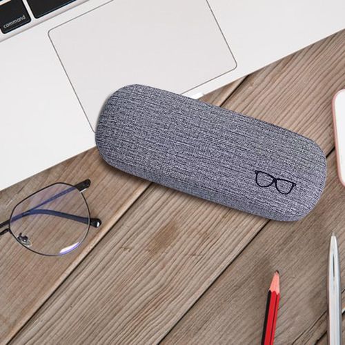 Hard Shell Eyeglasses Case Hard Case Portable Storage Grey