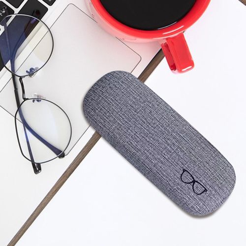 Hard Shell Eyeglasses Case Hard Case Portable Storage Grey