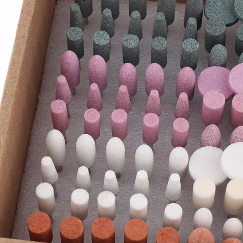 100 Stone Point Grinding Heads Wheel Polishing Burr Bits