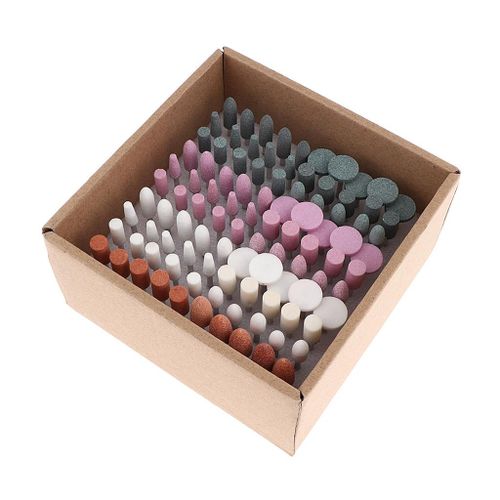 100 Stone Point Grinding Heads Wheel Polishing Burr Bits