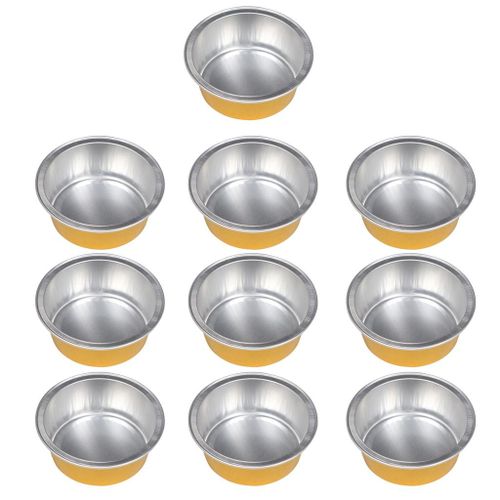 10x Aluminium Foil  Pellets Melting Bowl 2 X 5.2 Cm