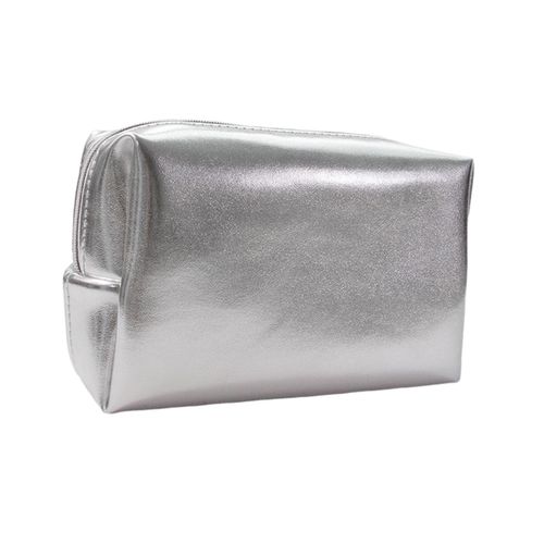 Cosmetic Bag PU Leather Purse Waterproof Zipper Pouch