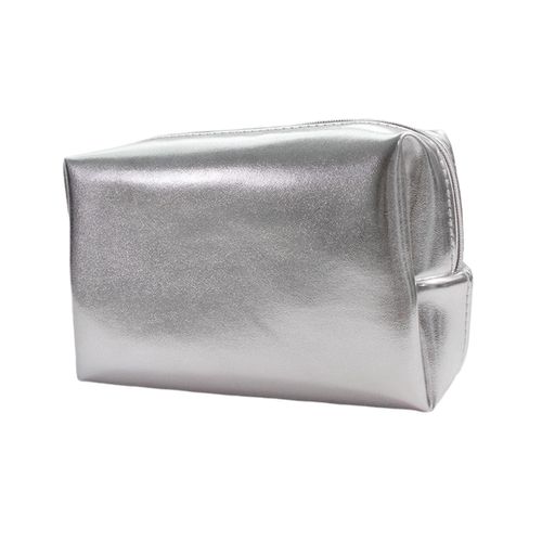Cosmetic Bag PU Leather Purse Waterproof Zipper Pouch