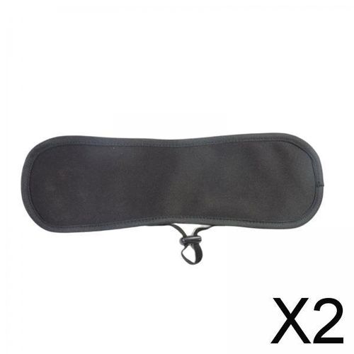 2x Castor Oil Neck Pack Pad Adjustable Design Less Mess
