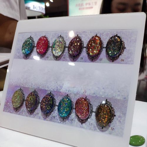 50x Flat Back Dual Use 3D Nail Art Display Chart Gel Nail