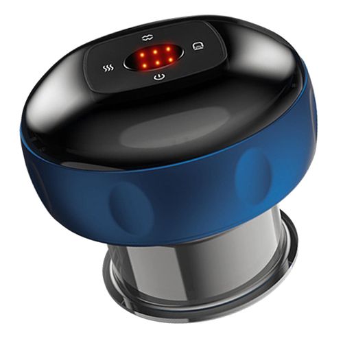 Electric Cupping Scraping Massager Rechargeable LCD Display for Blue