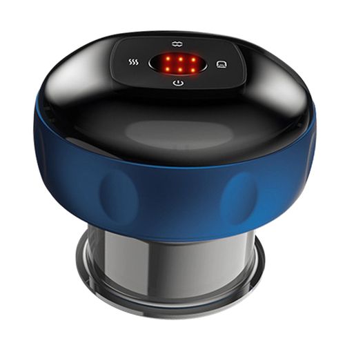 Electric Cupping Scraping Massager Rechargeable LCD Display for Blue