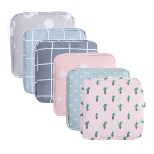 Women Girl Sanitary  Napkin Towel Storage Bag
