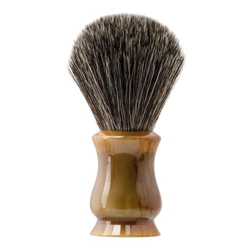 Shaving Brush Soap Brush Resin Handle Brush For Shaving Cream Brown