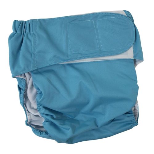 Reusable Adult Cloth Diapers Pants Washable  Size Blue
