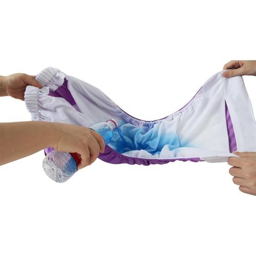Reusable Adult Cloth Diapers Pants Washable  Size Blue
