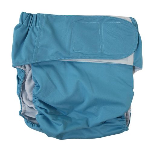 Reusable Adult Cloth Diapers Pants Washable  Size Blue