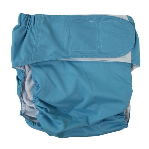 Reusable Adult Cloth Diapers Pants Washable  Size Blue