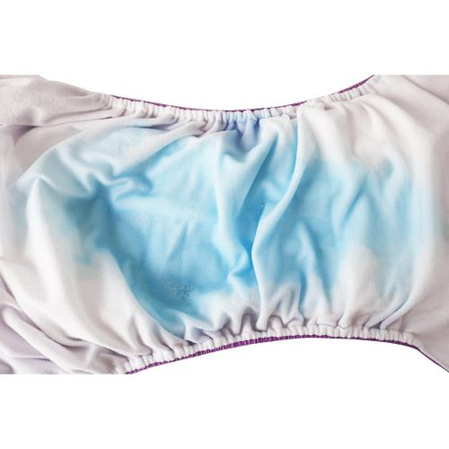 Reusable Adult Cloth Diapers Pants Washable  Size Blue