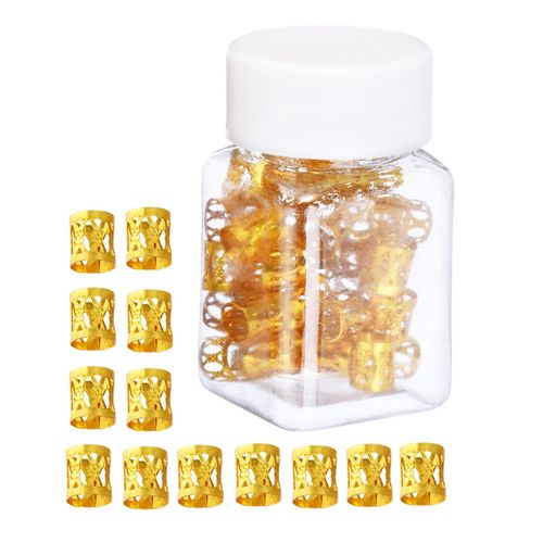 100Pcs Dreadlocks Beads Hair Jewelry 100PCS Gold With
