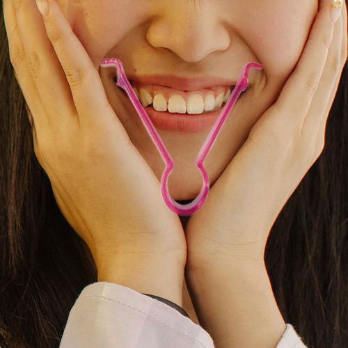 Lip Trainer Smile Exerciser Jaw Exerciser Shaper Pink