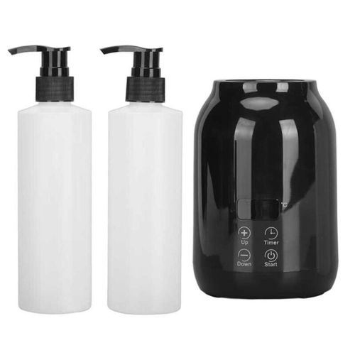 Single Bottle Massage Oil Heater Heated Salon SPA Portable Oil Black