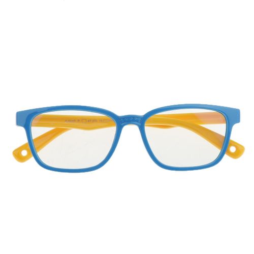 Fashionable Anti-blue Light Silicone Glasses Children Blue + Yellow
