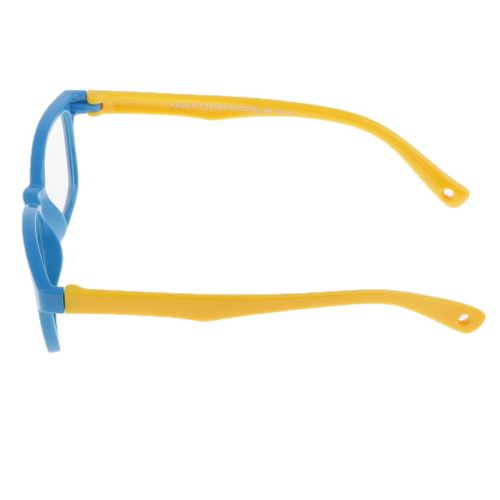 Fashionable Anti-blue Light Silicone Glasses Children Blue + Yellow