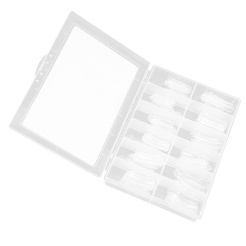 120 Pcs Clear Nail Forms Acrylic False Fake Nails Full