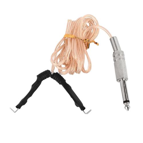 Clear Wire Hook Line Common Clip Cord Plug for Tattoo Machine Power