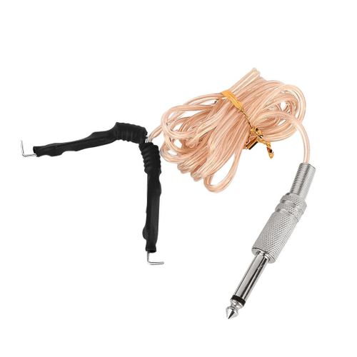 Clear Wire Hook Line Common Clip Cord Plug for Tattoo Machine Power