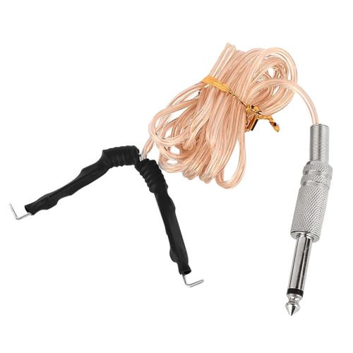 Clear Wire Hook Line Common Clip Cord Plug for Tattoo Machine Power