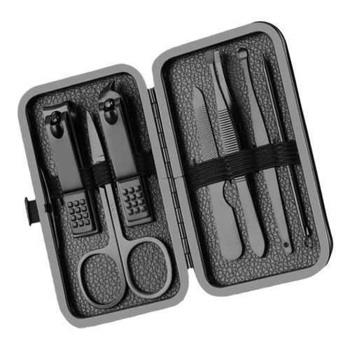 Manicure Nail Clipper Set Nail File Sharp Ear Spoon Fingernail 7PCS
