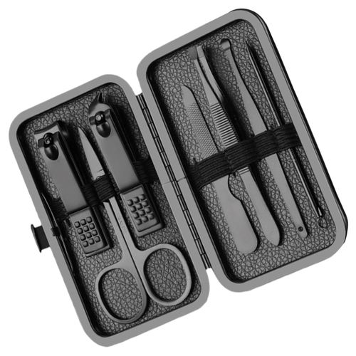 Manicure Nail Clipper Set Nail File Sharp Ear Spoon Fingernail 7PCS