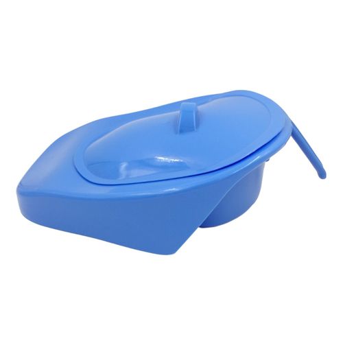 Plastic Bedpan Bed Pan with Lid for Patient Female Male Anti-Spill
