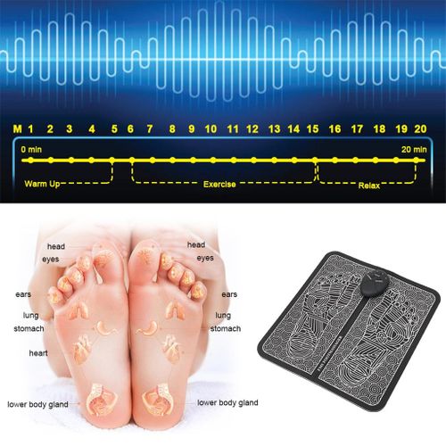Foot Massager Pad Mat Circulation Battery Type