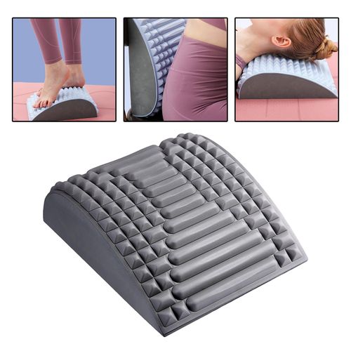 Back Stretcher Massager Relaxation Lower Upper Back Gray
