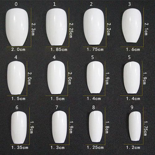 24Pcs Beautiful  Fake Nails  Deep Fleshy Skin
