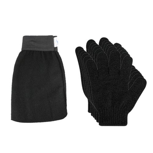 6pcs Exfoliating Gloves Bath Shower  Glove Spa