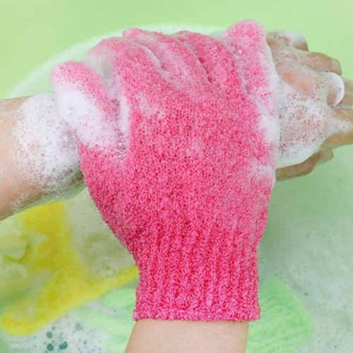 6pcs Exfoliating Gloves Bath Shower  Glove Spa