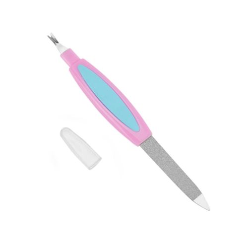 Double Ended Nail Files Nails Pusher Stainless Steel Cuticle Remover