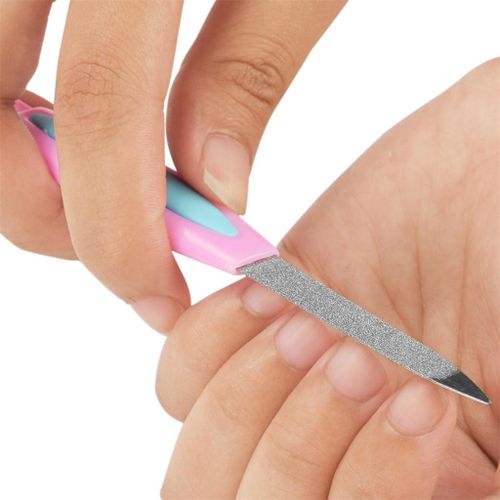 Double Ended Nail Files Nails Pusher Stainless Steel Cuticle Remover