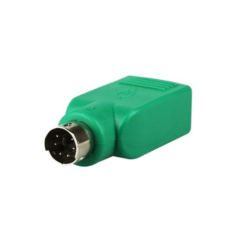 2Pcs USB Female To Male Adapter Converter For PS2-Green