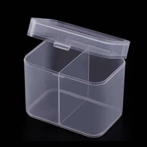 2  Dustproof Makeup Rounds Cotton Balls Swabs Holder