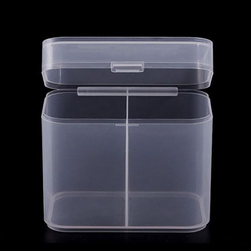 2  Dustproof Makeup Rounds Cotton Balls Swabs Holder