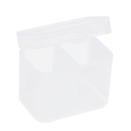 2  Dustproof Makeup Rounds Cotton Balls Swabs Holder