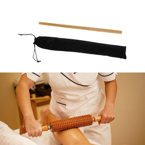 Massager Tool Guasha Scraping Stick 42x1.5cm With Bag
