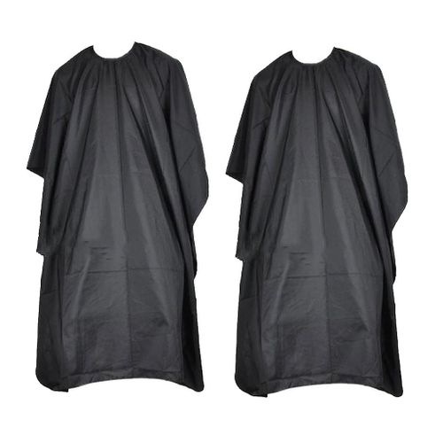 2Pcs Professional Hair Cut Hairdresser Barbers Cape Gown