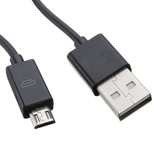 Long Micro USB Charge Charging 3 Meter Power Cable For-Black