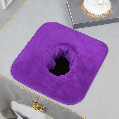 Table Towel Message Bed  Dark Violet